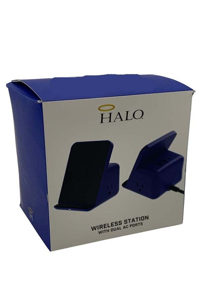 HALO Wireless Charge Pad w/ 3 USB Ports & 2 AC Outlets